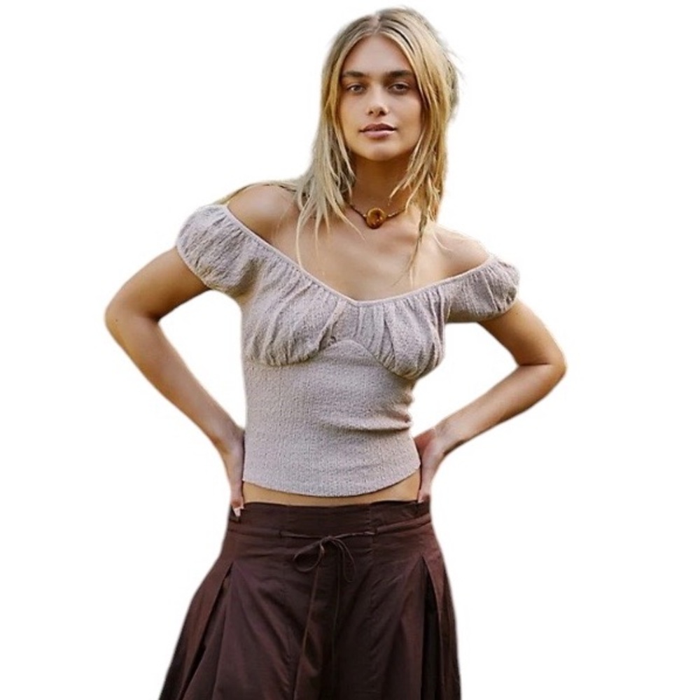 Free People Anette Top in Cashmere